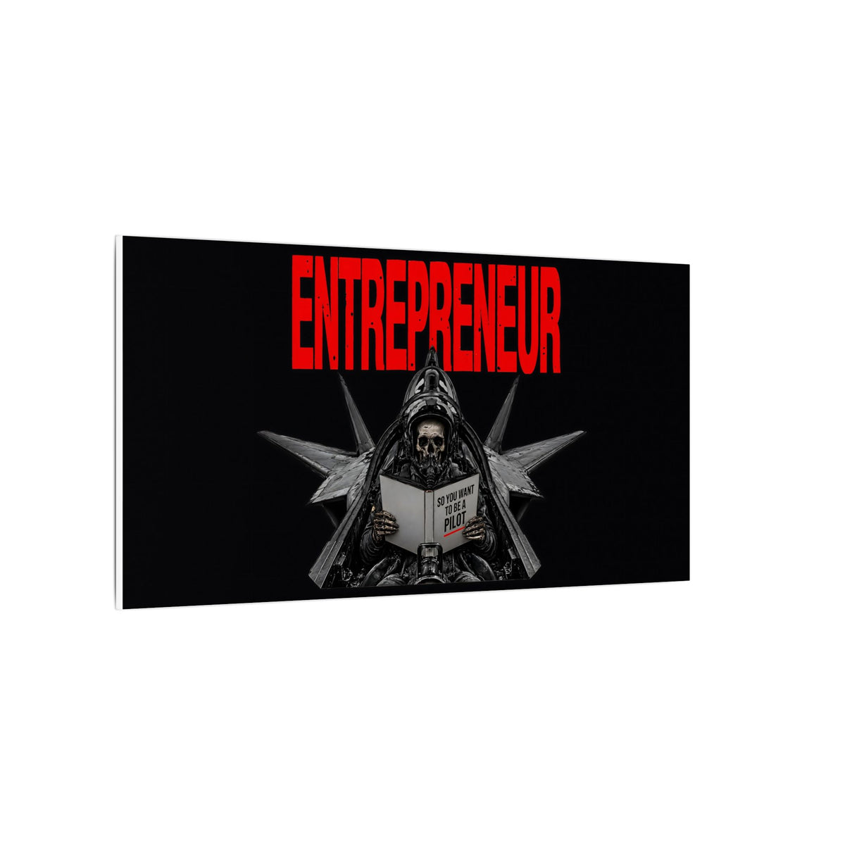 Entrepreneur - Skeleton Wall Art | Canvas (Panoramic)