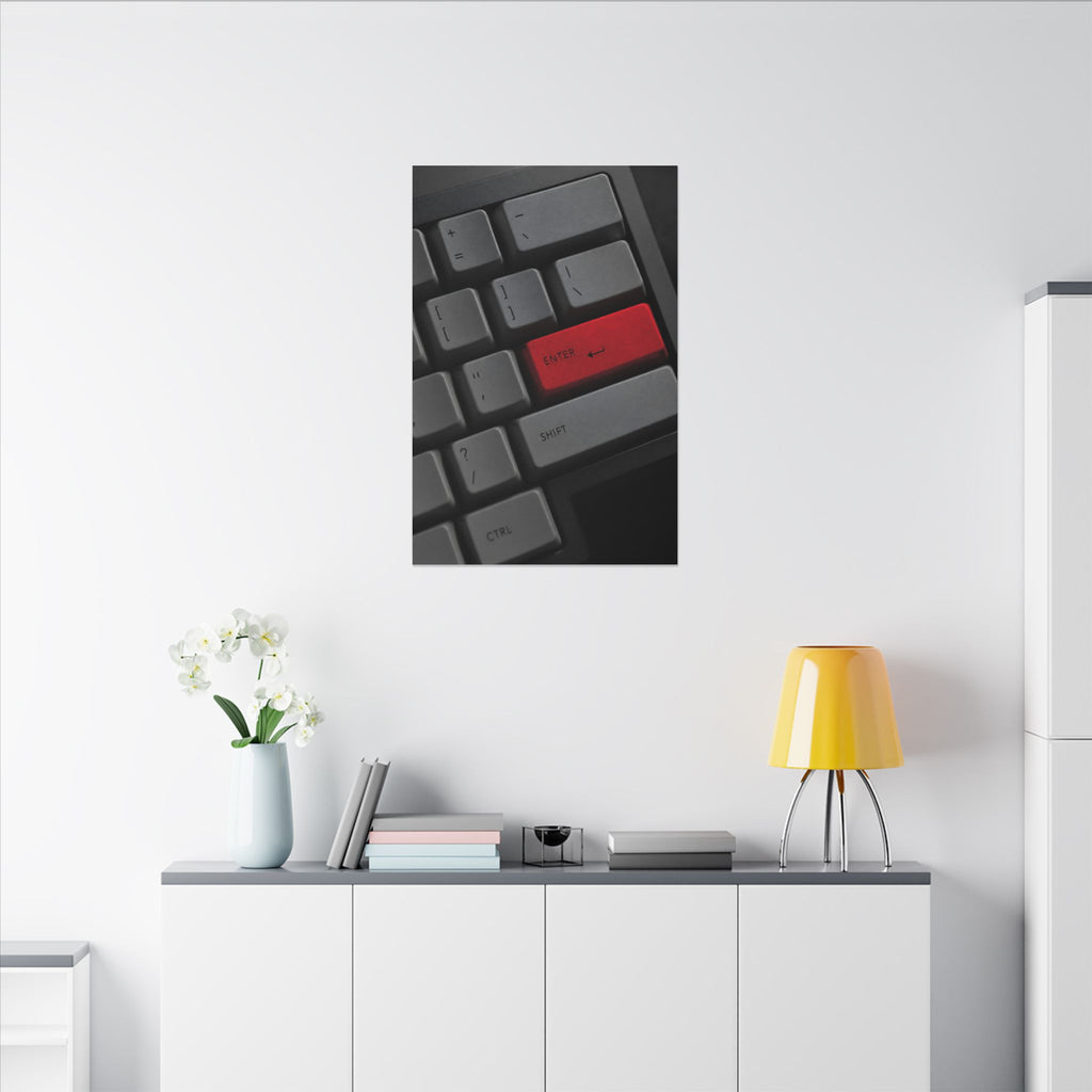Press Enter - Office Artwork | Canvas