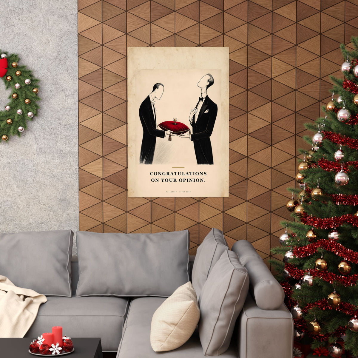 Congratulations on Your Opinion - Funny Wall Art | Matte Poster