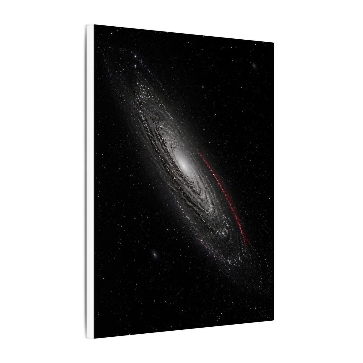 Crimson Orbit - Space Wall Art | Canvas