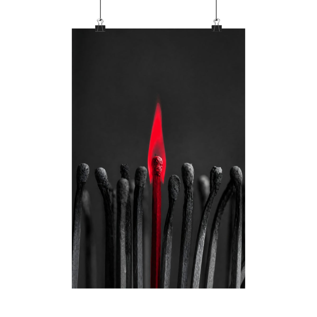 The One Still Burning - Office Wall Art For Men | Matte Poster