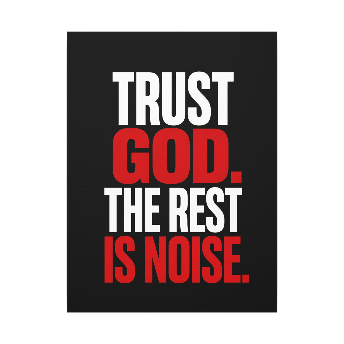 Trust God - Christian Wall Art | Canvas