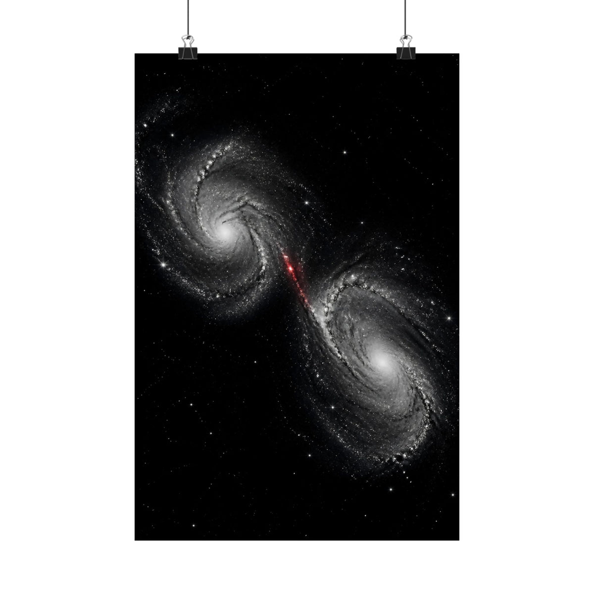 Collision Course - Space Wall Art | Matte Poster