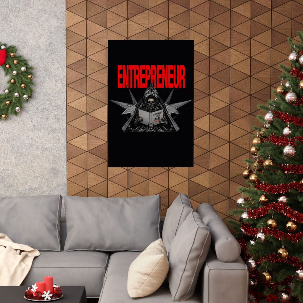 Entrepreneur - Skeleton Wall Art | Matte Poster