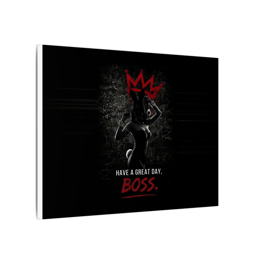 Great Day, Boss - Dark Humor Wall Art | Canvas (Landscape)