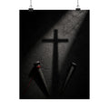 Nails and Shadow - Christian Wall Art | Matte Poster