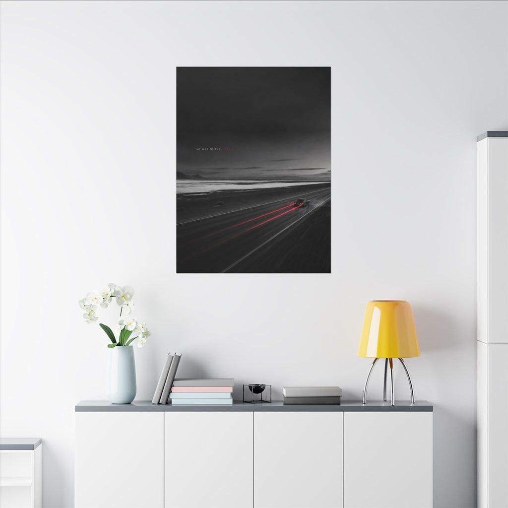 My Way or the Highway - Car Wall Art | Canvas