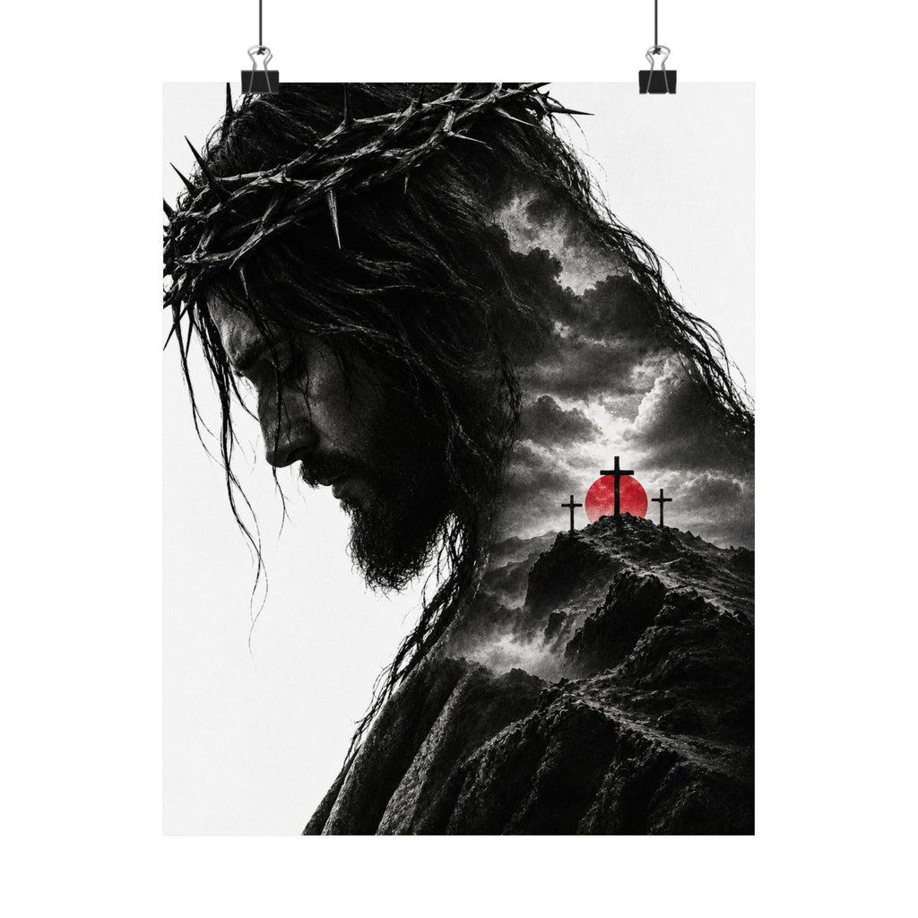 Three Crosses - Christian Wall Art | Matte Poster