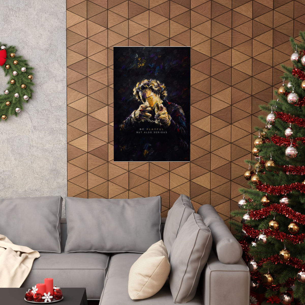 Be Playful But Also Serious - Office Wall Art | Matte Poster