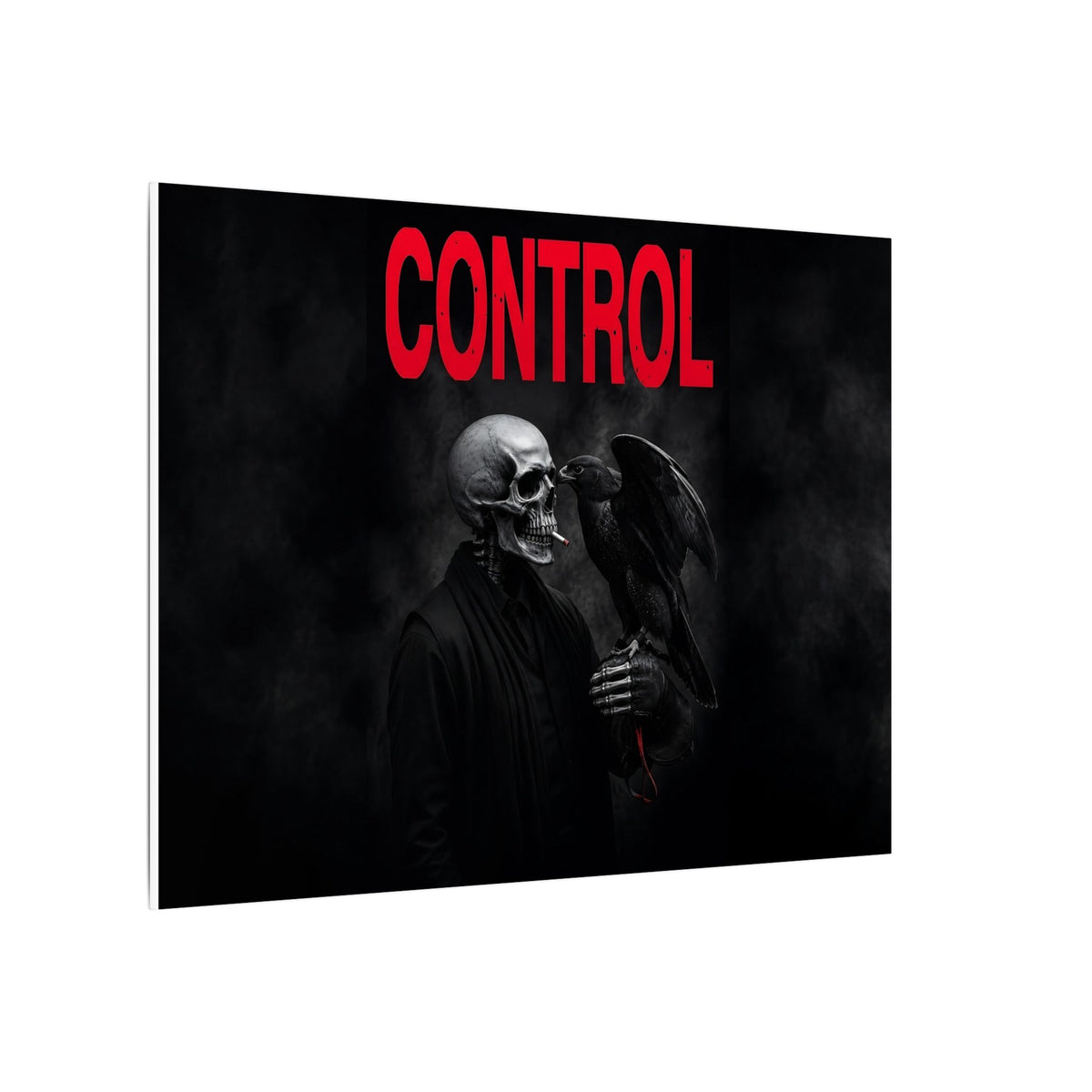 Control - Gothic Raven Artwork | Canvas (Landscape)