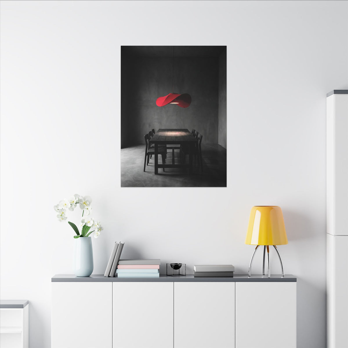 The Light Over the Table - Dining Room Wall Art | Canvas