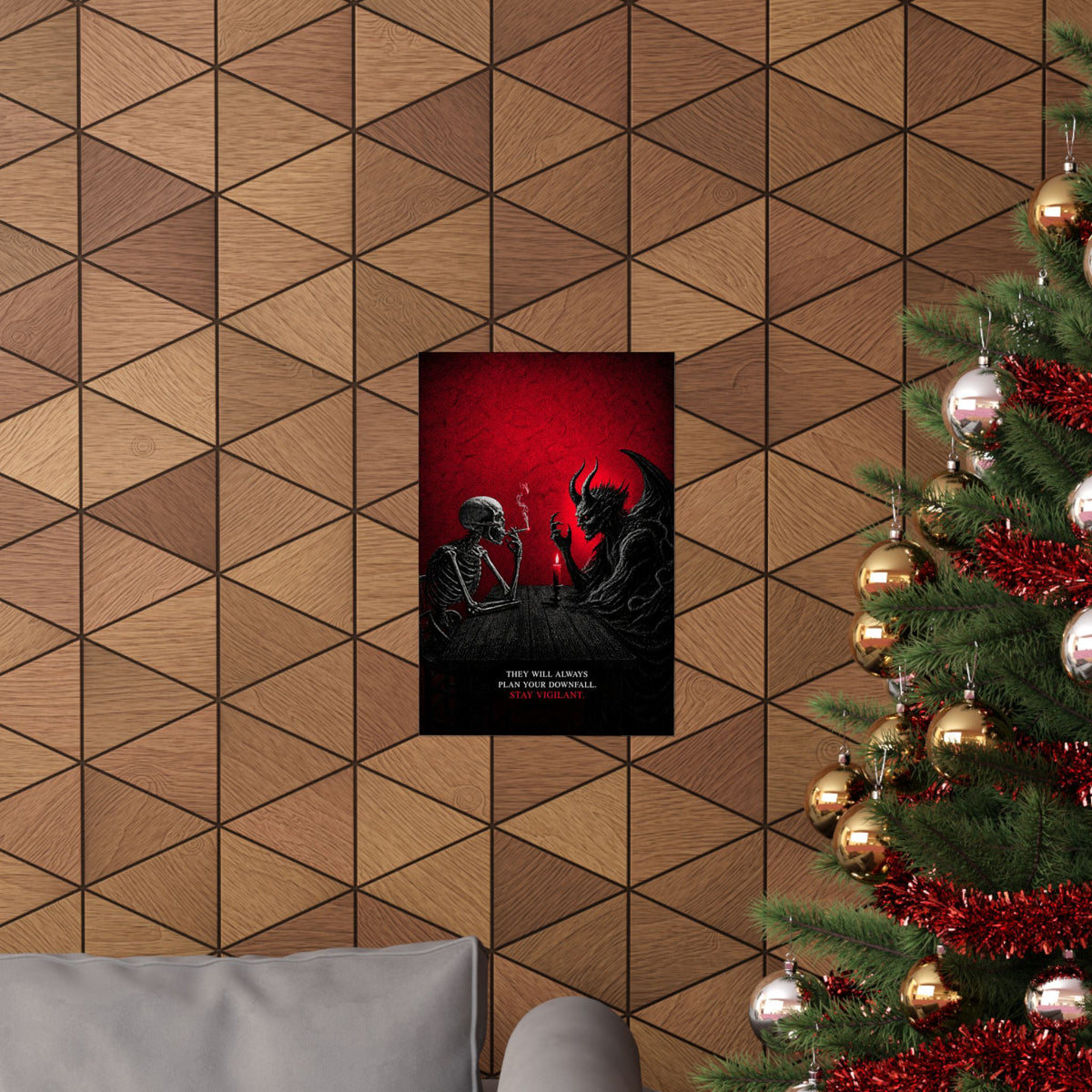 Stay Vigilant - Dark Wall Art | Matte Poster