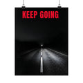 The Extra Mile - Night Road Wall Art | Matte Poster