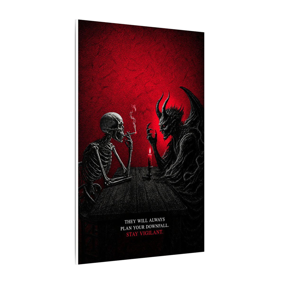 Stay Vigilant - Dark Wall Art | Canvas