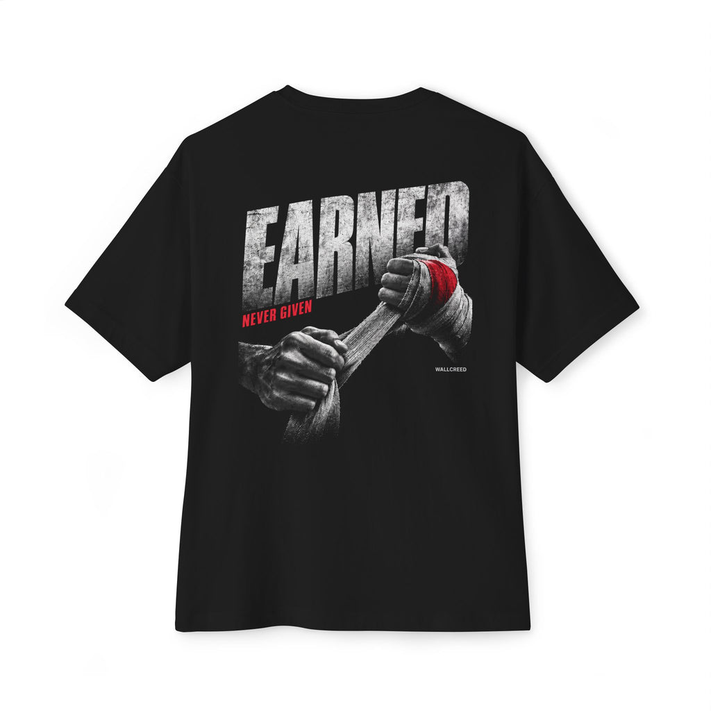 Earned | Heavyweight Tee (Front + Back)