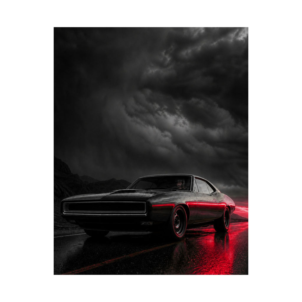 Desert Muscle - Muscle Car Wall Art | Matte Poster