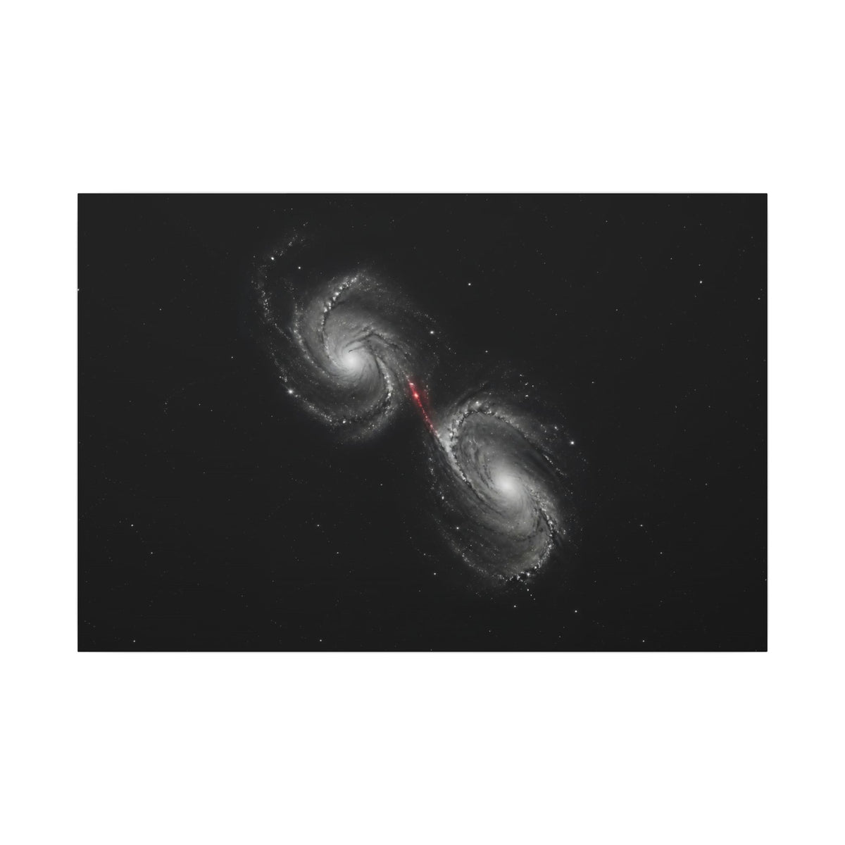 Collision Course - Space Wall Art | Canvas (Landscape)
