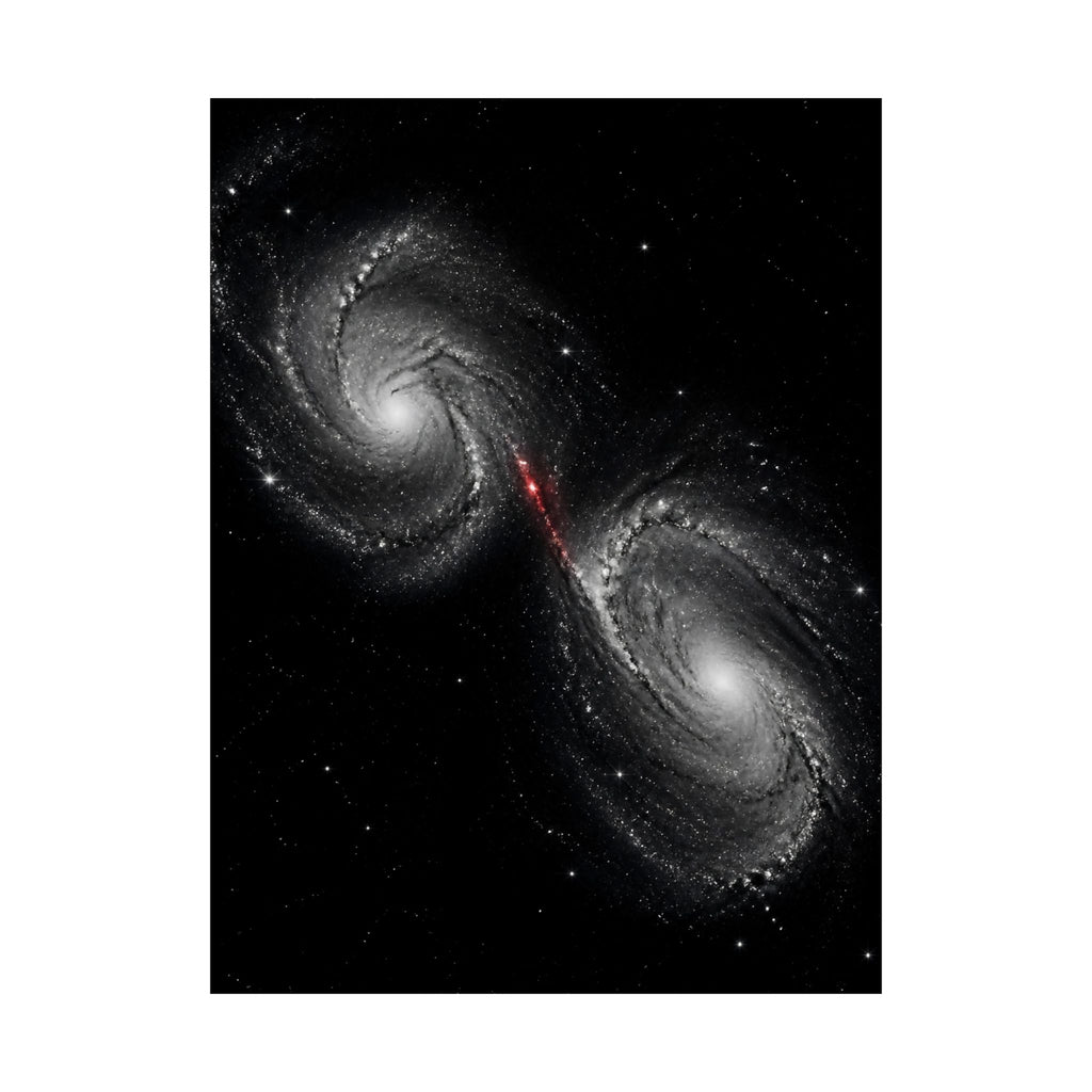 Collision Course - Space Wall Art | Matte Poster