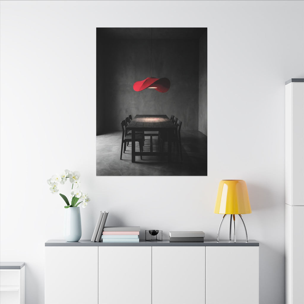 The Light Over the Table - Dining Room Wall Art | Canvas