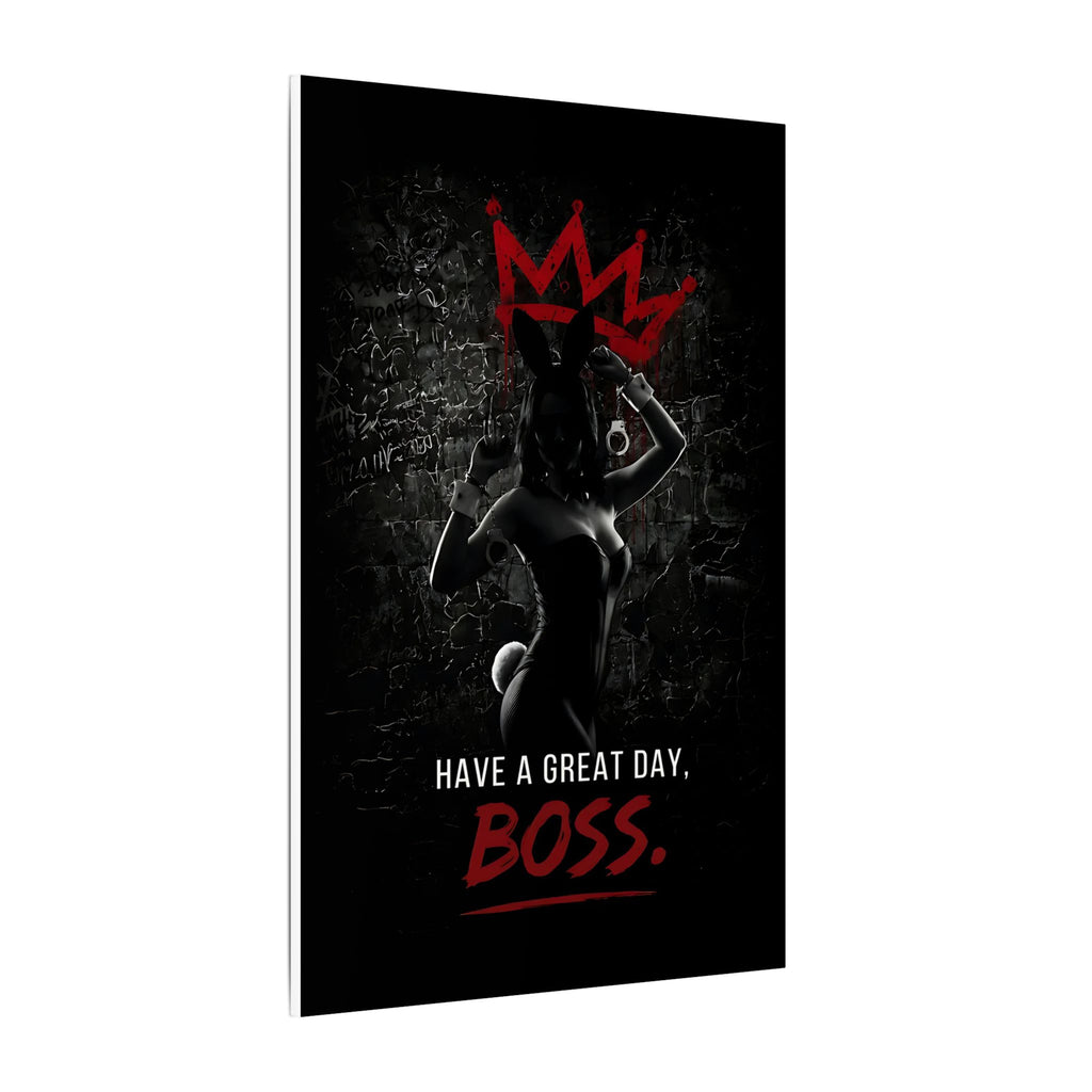 Great Day, Boss - Dark Humor Wall Art | Canvas