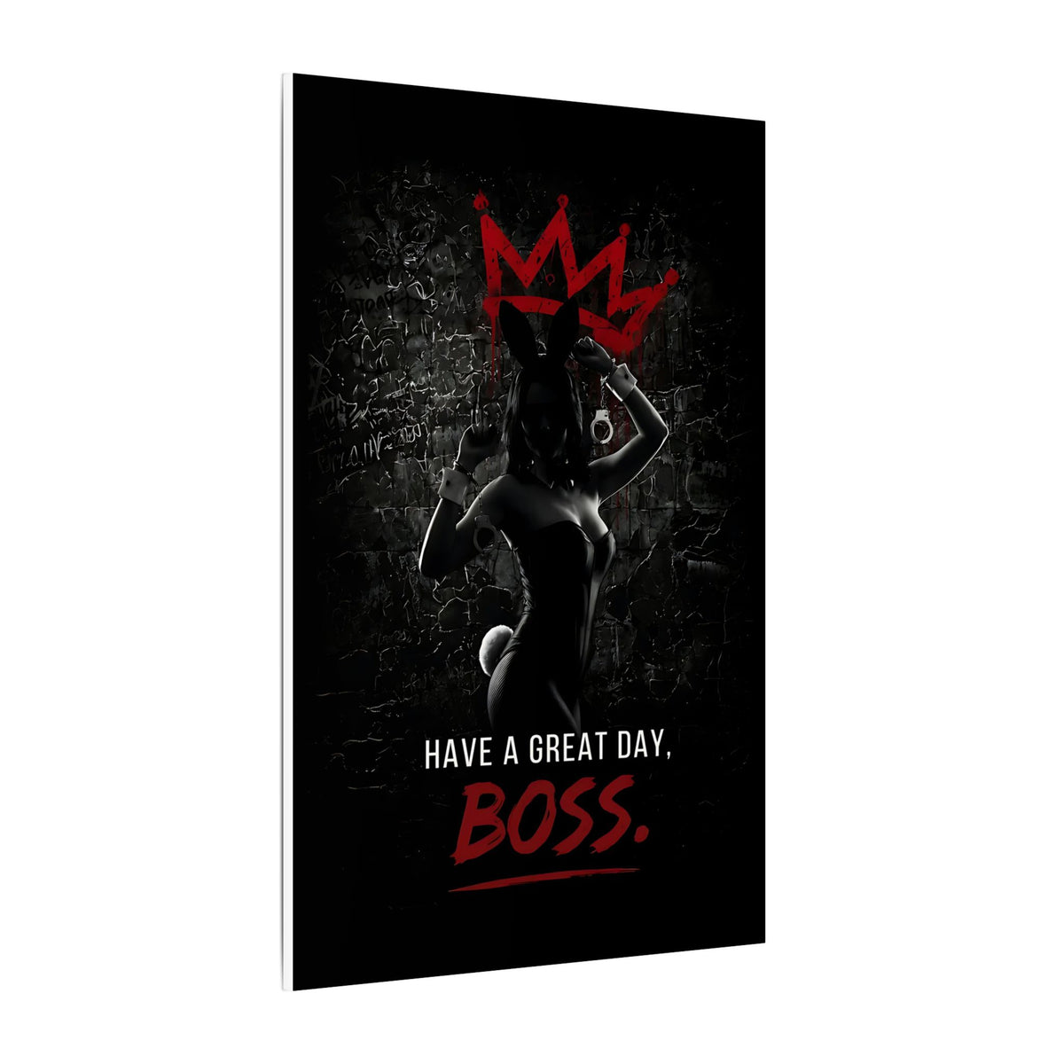 Great Day, Boss - Dark Humor Wall Art | Canvas