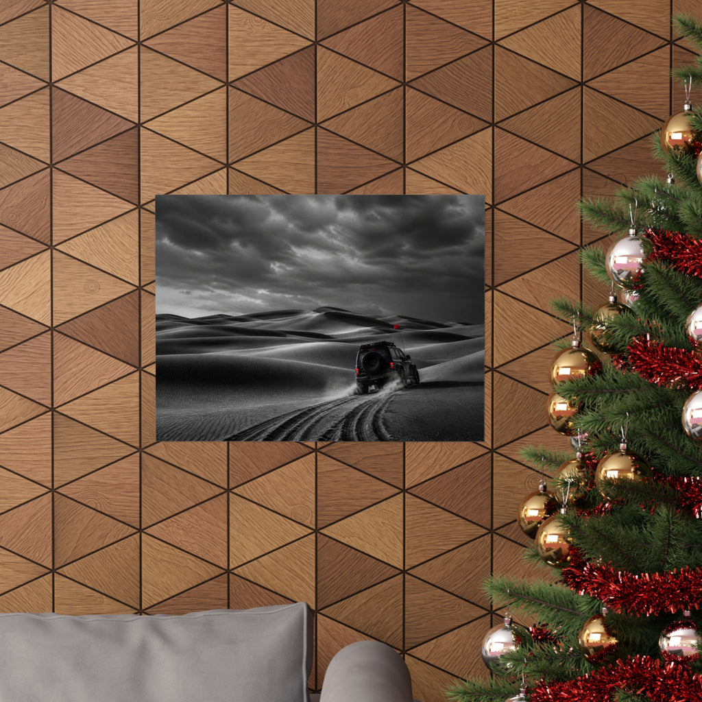 Go Beyond the Road - Minimalist Bedroom Wall Art | Matte Poster (Landscape)