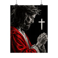 Praying Jesus - Christian Wall Art | Matte Poster