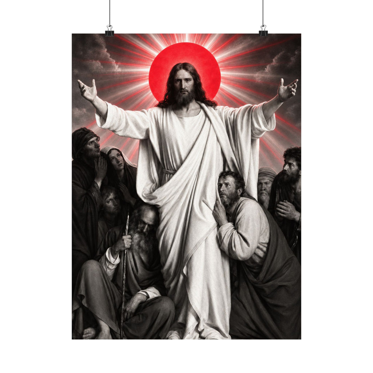 Christ and the Disciples - Christian Wall Art | Matte Poster
