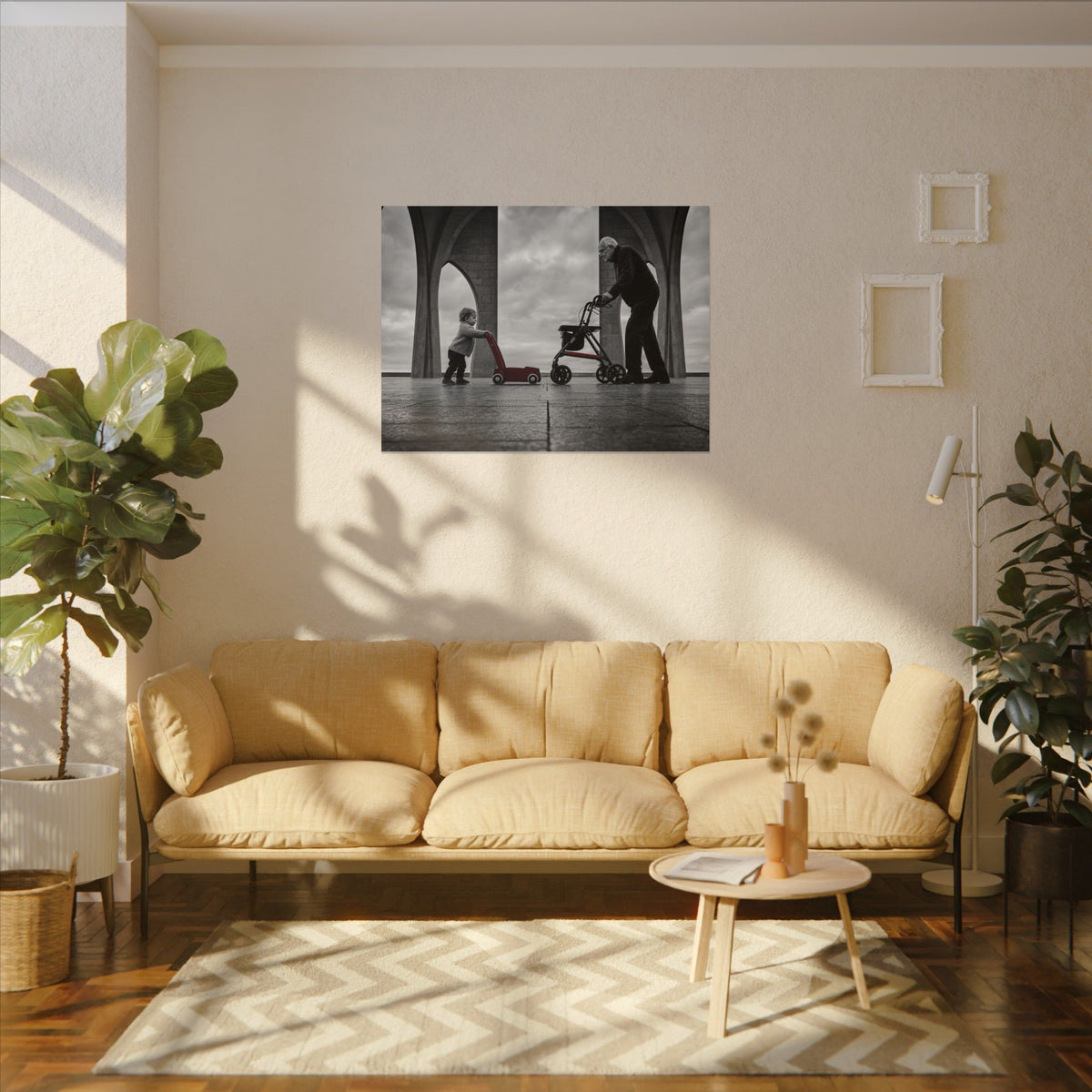 Between the Arches - Bedroom Wall Art | Canvas (Landscape)