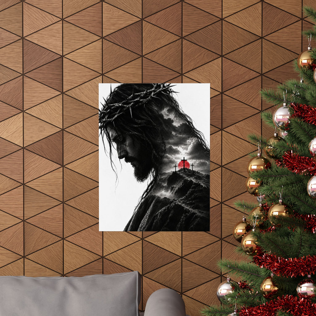 Three Crosses - Christian Wall Art | Matte Poster