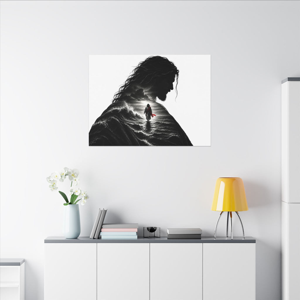 Walk on Water - Christian Wall Art | Canvas (Landscape)