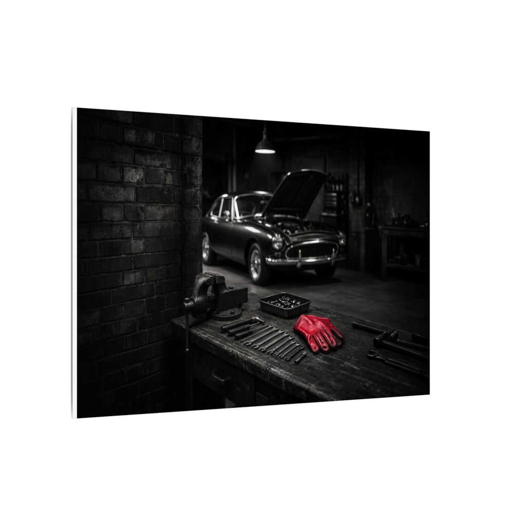 Built, Not Bought - Garage Wall Art | Canvas (Landscape)