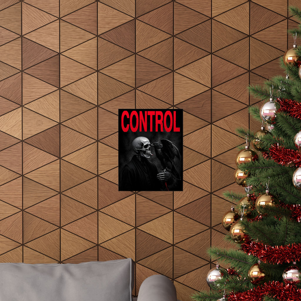 Control - Gothic Raven Artwork | Matte Poster