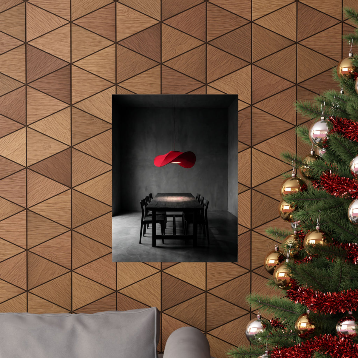 The Light Over the Table - Dining Room Wall Art | Matte Poster