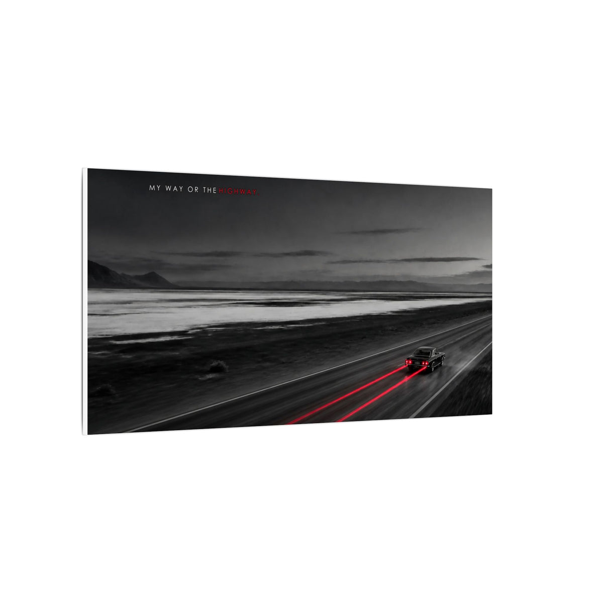 My Way or the Highway - Car Wall Art | Canvas (Panoramic)