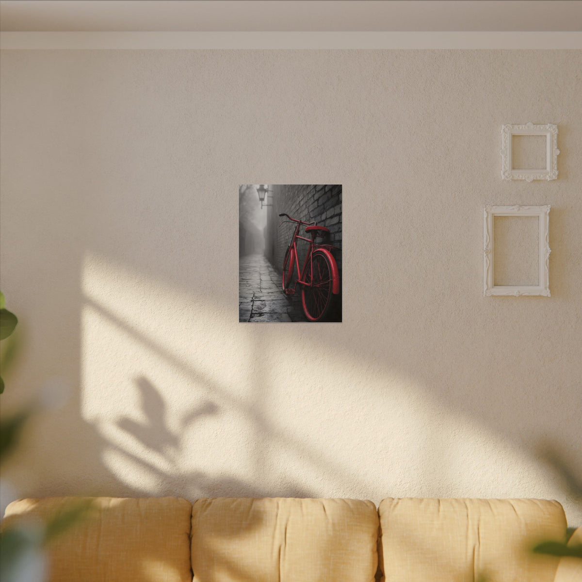 The Red Bicycle - Unique Office Wall Decor | Canvas