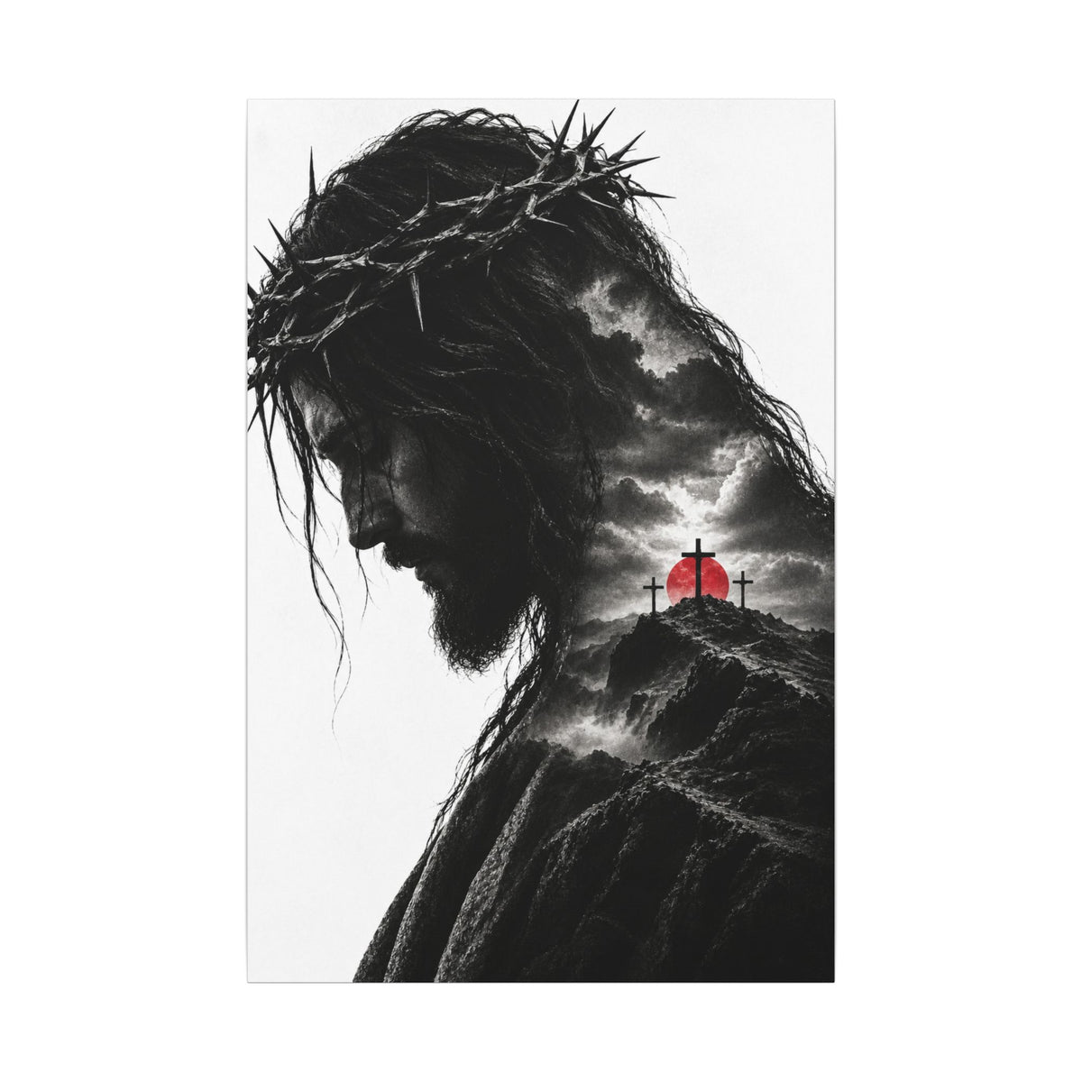 Three Crosses - Christian Wall Art | Canvas