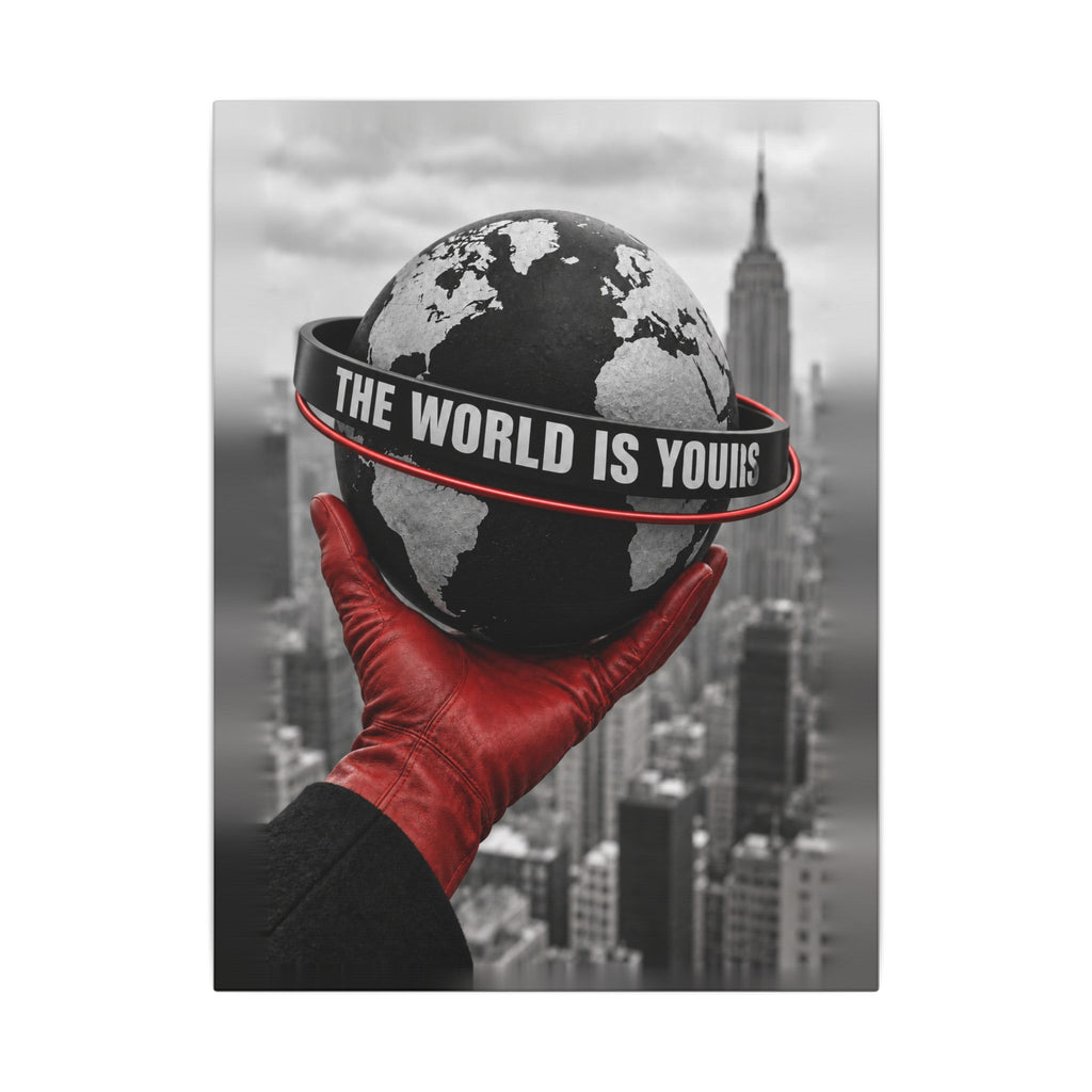 The World Is Yours - Money Wall Art | Canvas