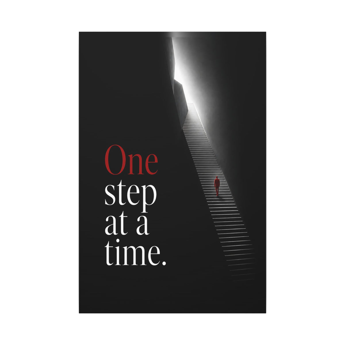 One Step at a Time - Office Wall Art | Canvas