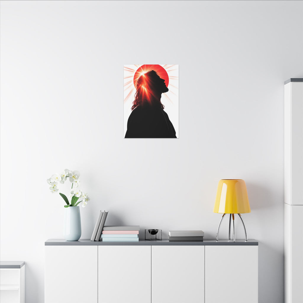 Jesus Silhouette - Christian Wall Art | Canvas
