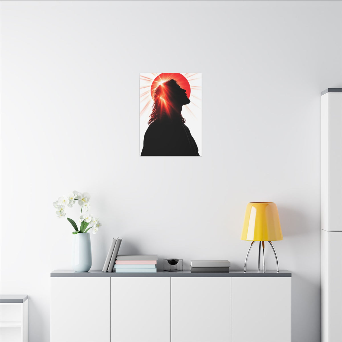 Jesus Silhouette - Christian Wall Art | Canvas