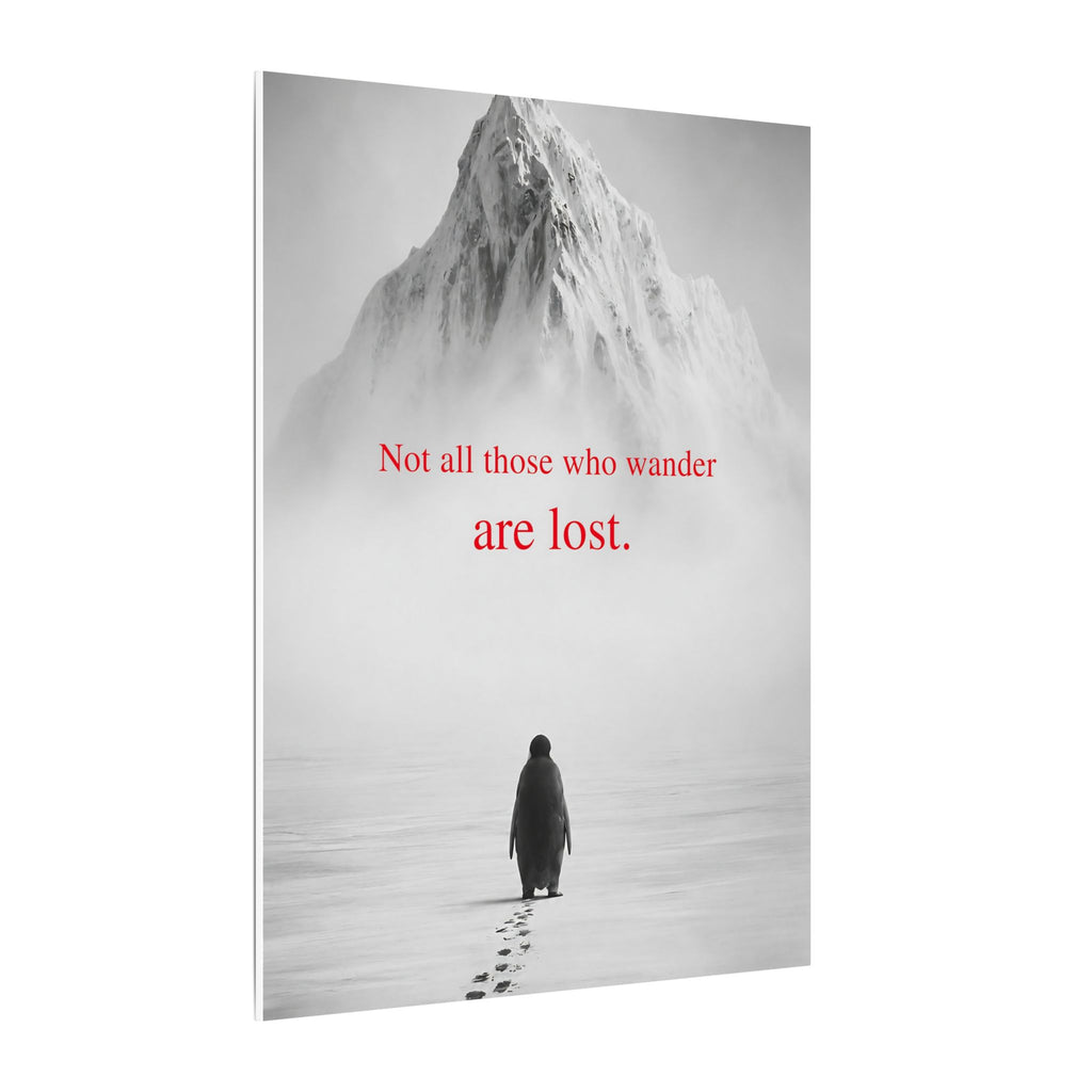 Not All Those Who Wander - Mountain Wall Art | Canvas