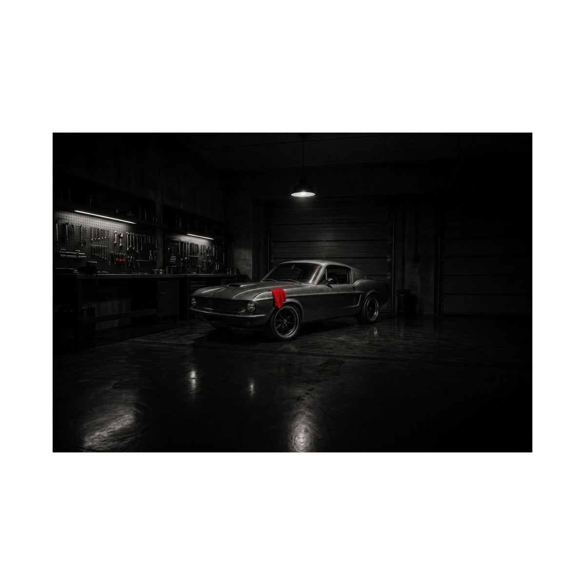 Private Sanctuary - Garage Wall Art | Matte Poster (Landscape)