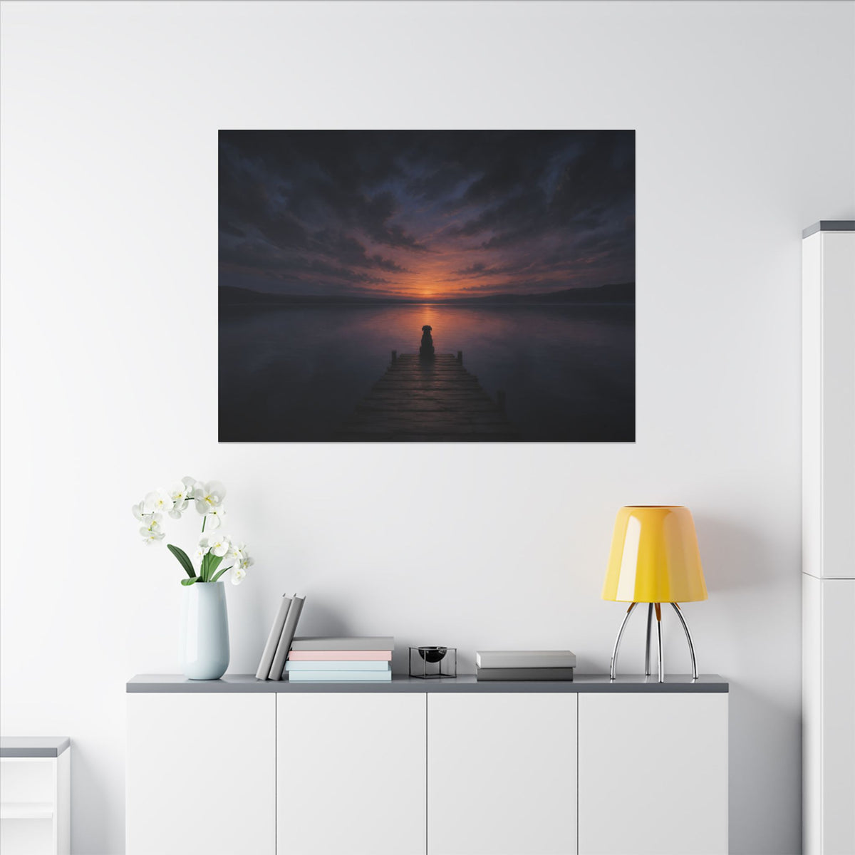 The Wait - Bedroom Wall Art | Canvas (Landscape)