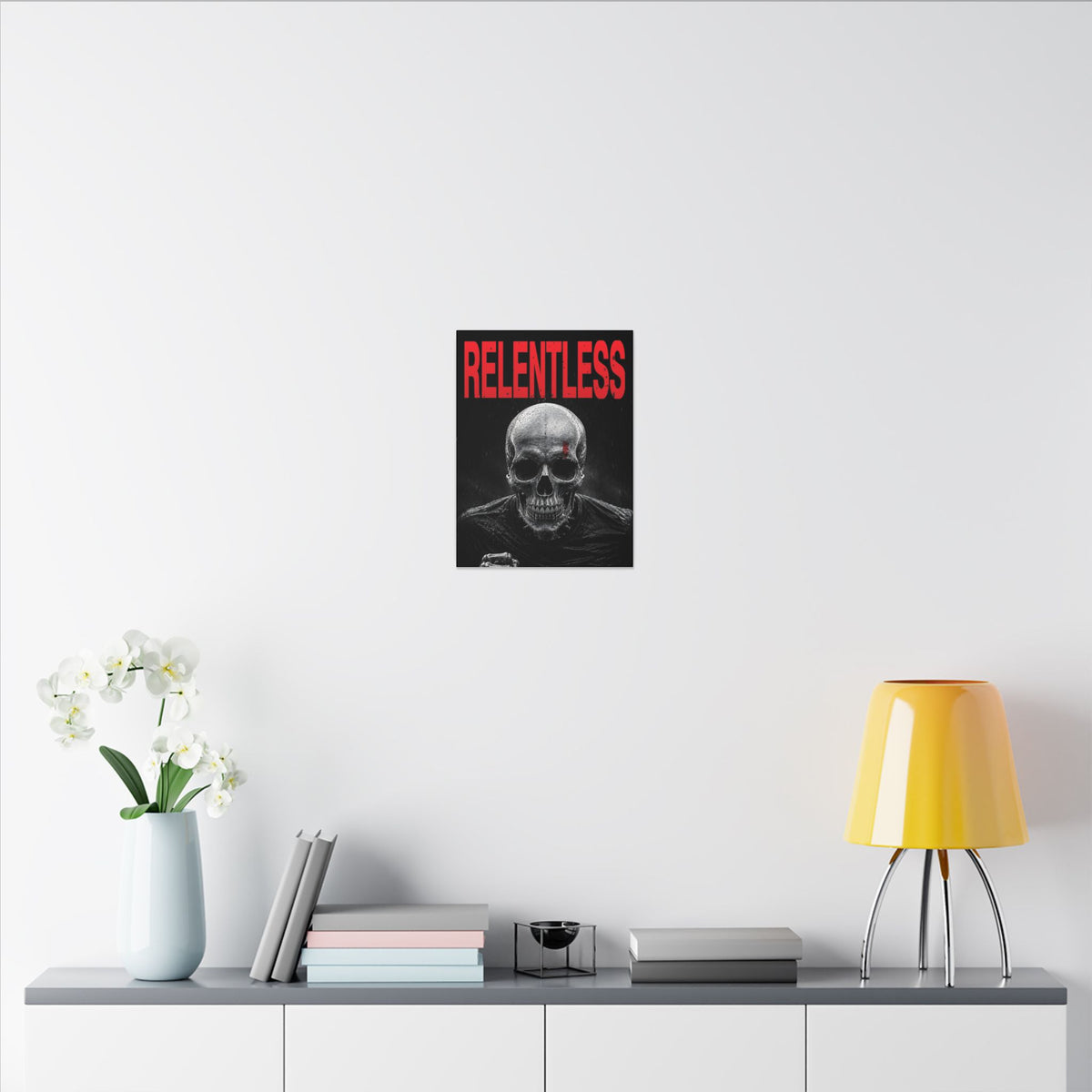 Relentless - Skull Wall Art | Canvas