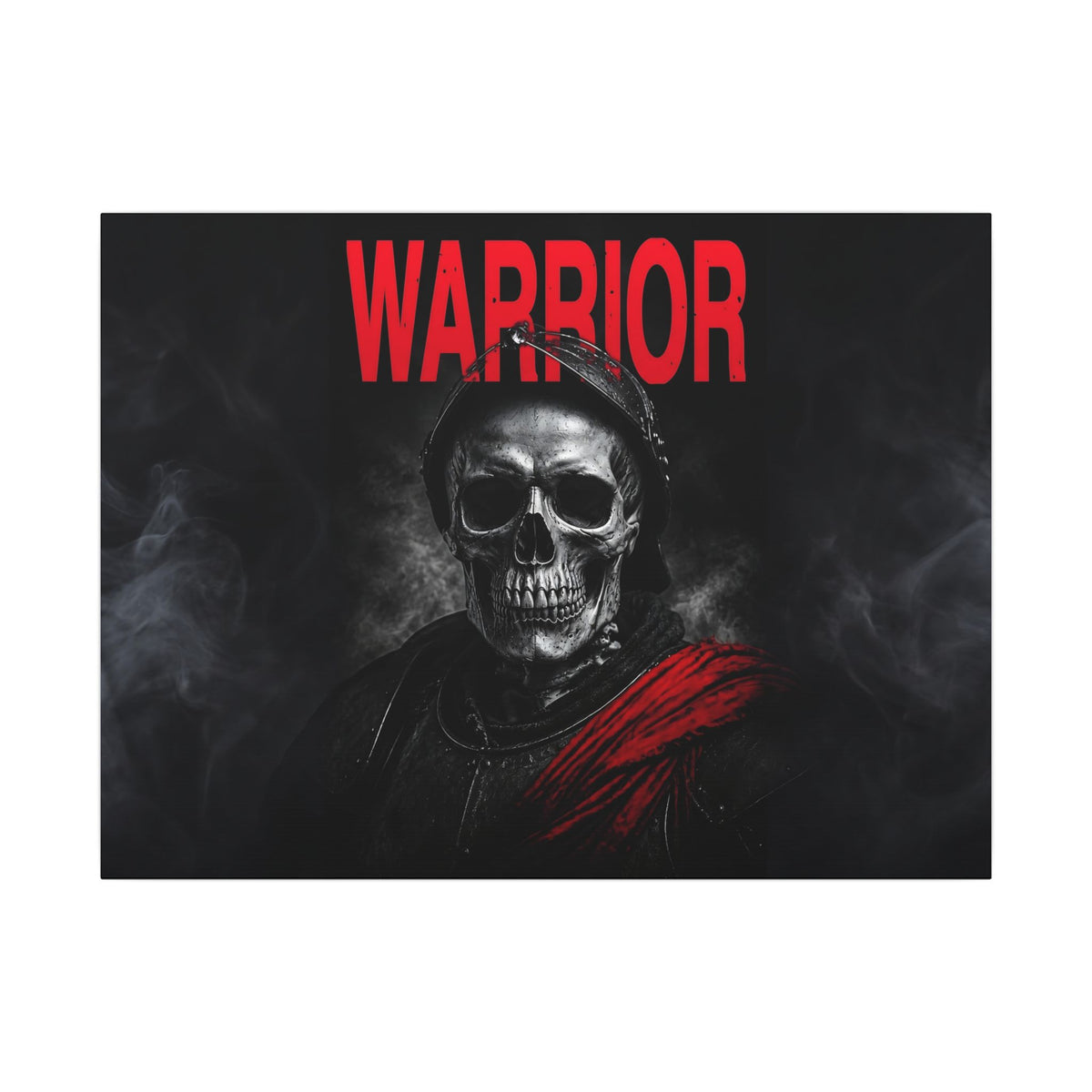 Warrior - Skull Painting | Canvas (Landscape)