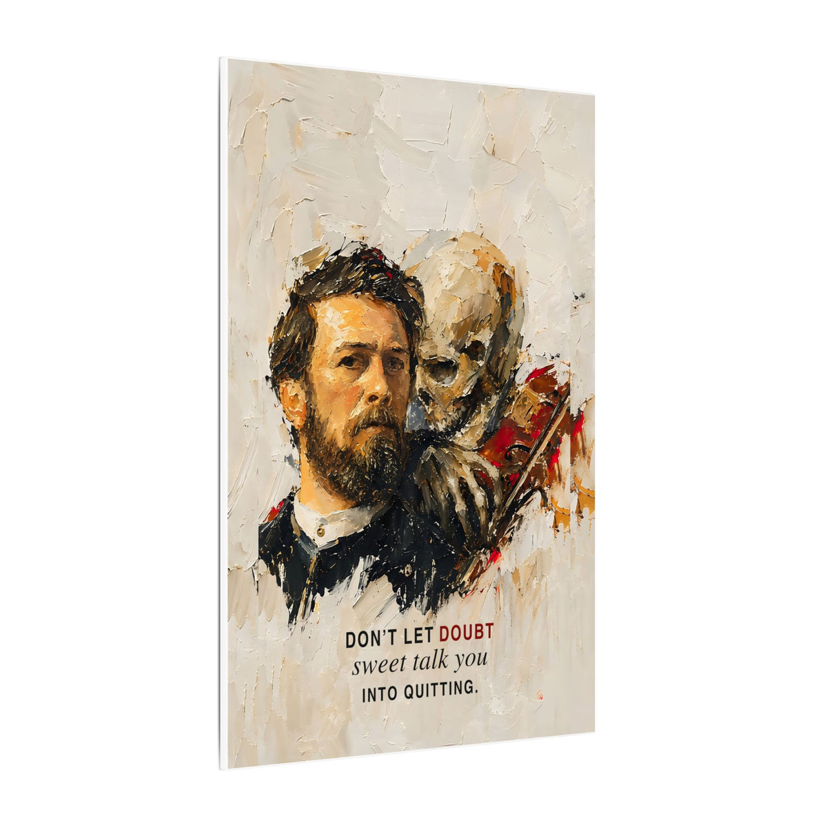 Don't Let Doubt - Motivational Wall Art | Canvas