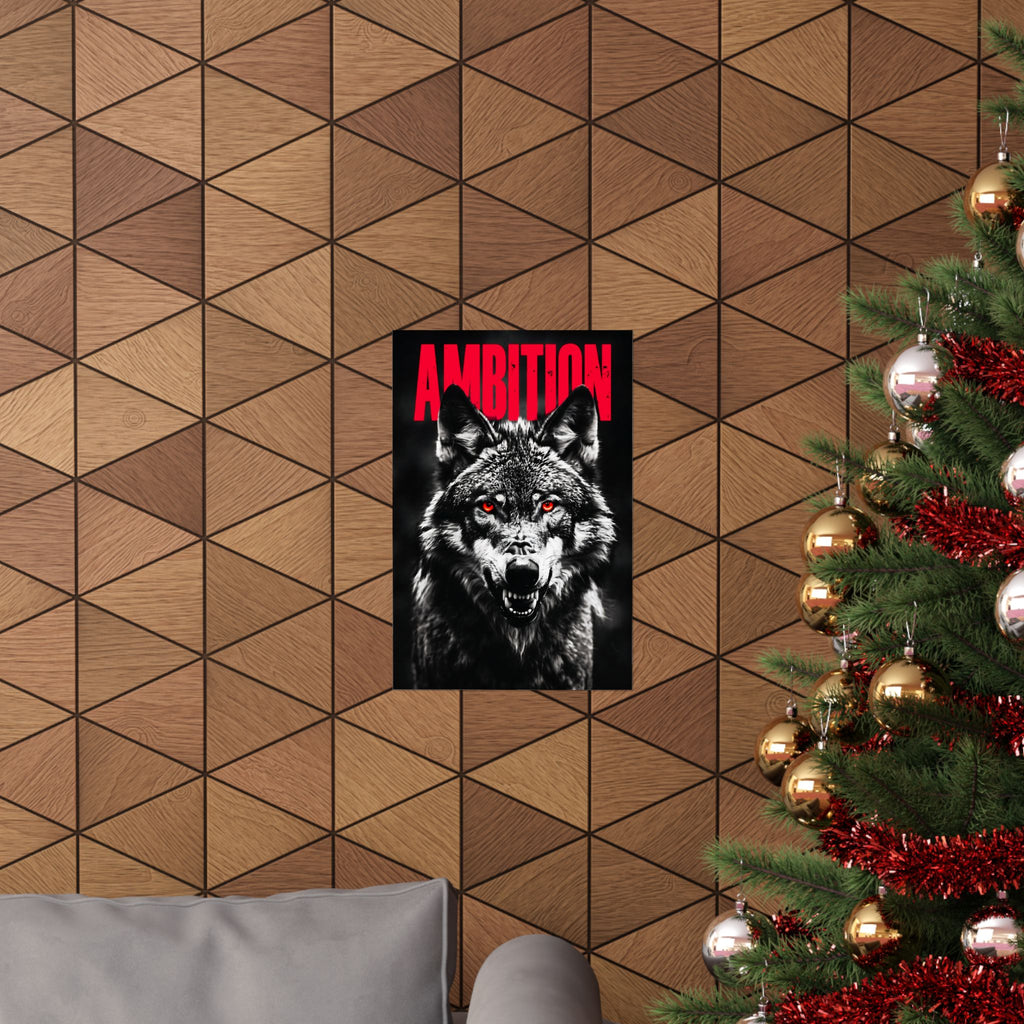 Ambition - Wolf Wall Art | Matte Poster