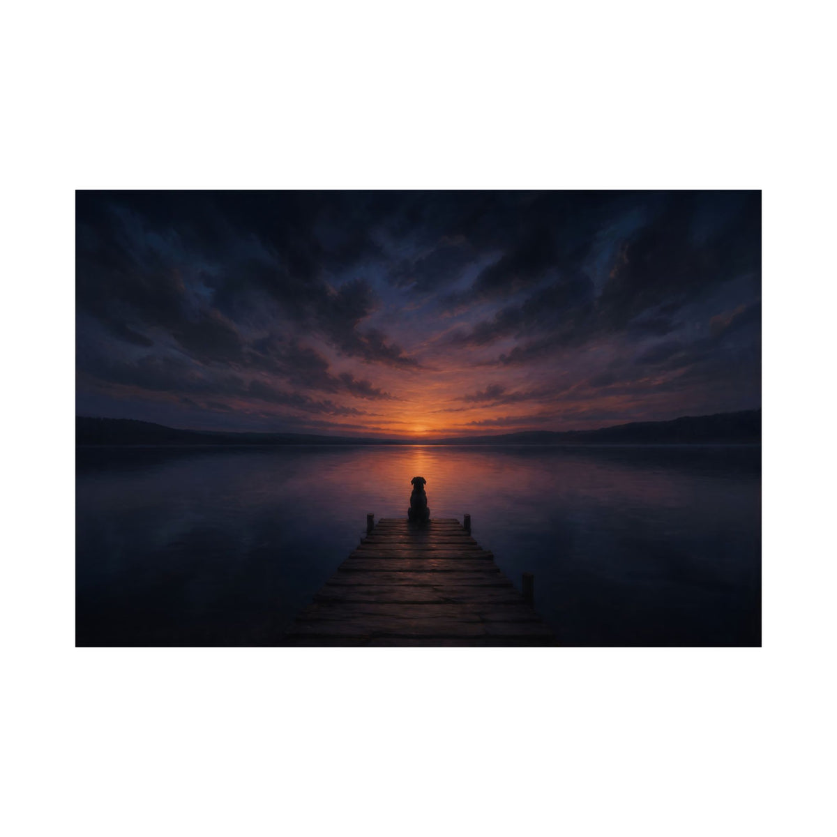 The Wait - Bedroom Wall Art | Matte Poster (Landscape)