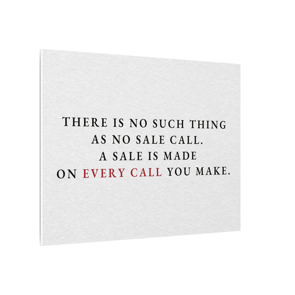 A Sale on Every Call - Office Wall Art Quotes | Canvas (Landscape)
